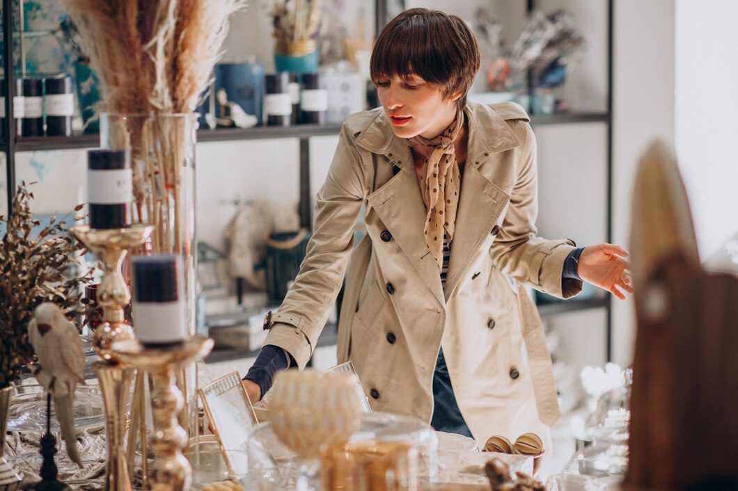 woman buying stuff decoration store 1303 24634